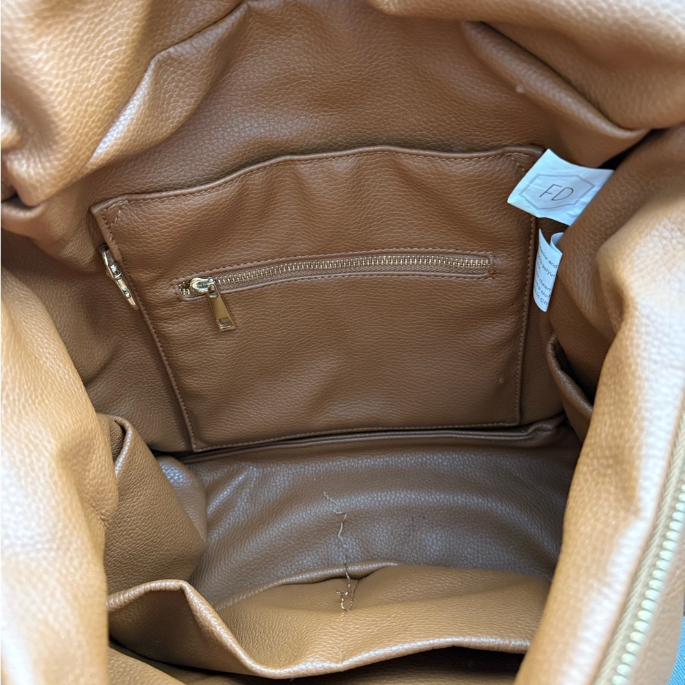 Fawn Design Tan Interior Backpack - image 3